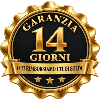 Garanzia 14 giorni soddisfatto o rimborsato